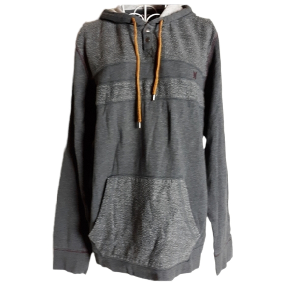 Hurley Gray Pull-over Hoodie Mens SZ M - Picture 1 of 4